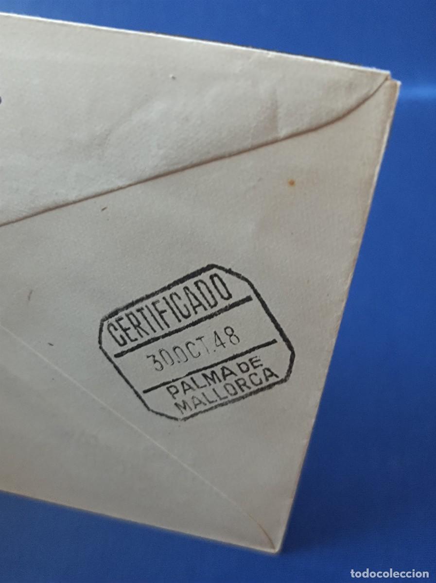 Sellos: SOBRE EXPOSICI&Oacute;N CENTENARIO DEL FERROCARRIL BARCELONA 1948 - Foto 15