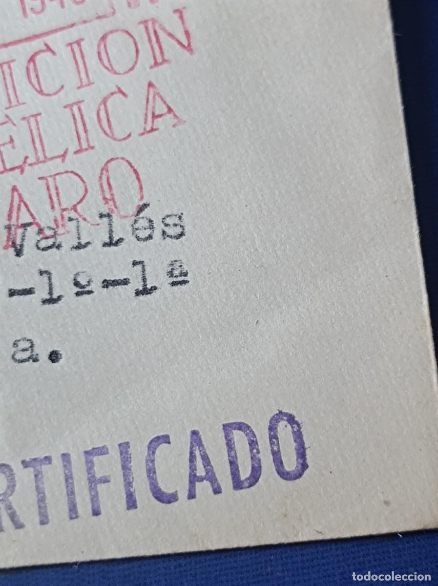 Sellos: SOBRE EXPOSICI&Oacute;N FILAT&Eacute;LICA MATAR&Oacute; 1948 - Foto 4
