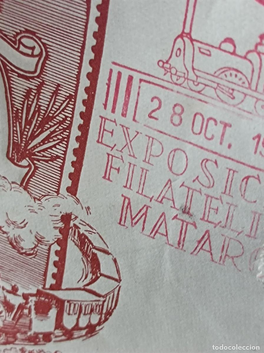 Sellos: SOBRE EXPOSICI&Oacute;N FILAT&Eacute;LICA MATAR&Oacute; 1948 - Foto 5