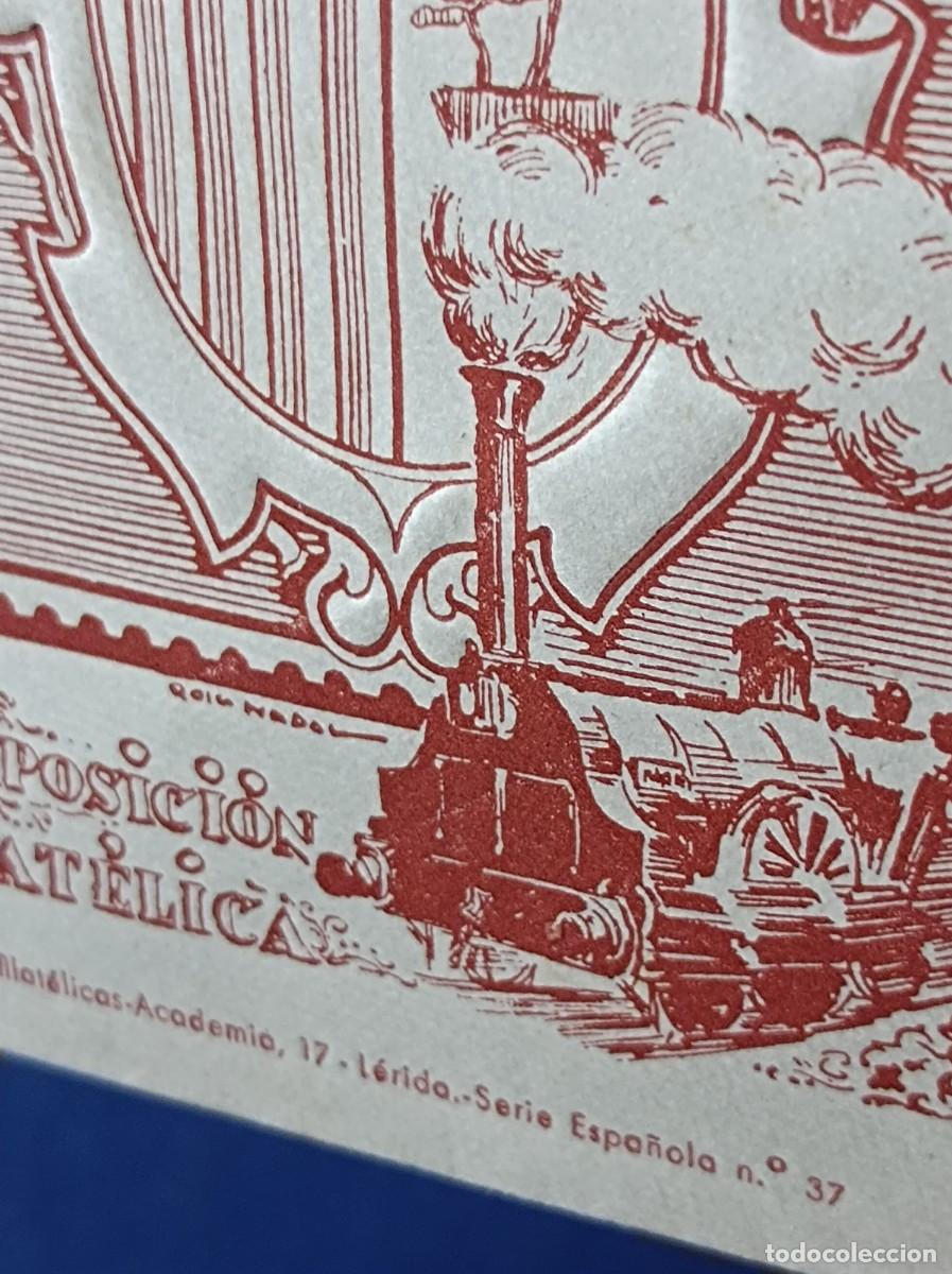 Sellos: SOBRE EXPOSICI&Oacute;N FILAT&Eacute;LICA MATAR&Oacute; 1948 - Foto 7
