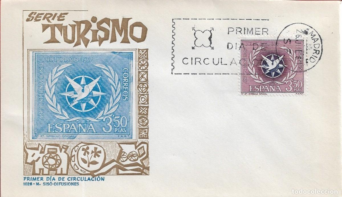Sellos: TURISMO A&Ntilde;O INTERNACIONAL SERIE TURISTICA 1967 (EDIFIL 1806) EN SPD SIN CIRCULAR DE MS RARO ASI