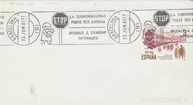 Sellos: A&Ntilde;O 1981, LA SUBNORMALIDAD PUEDE SER EVITADA - RODILLO - Foto 1
