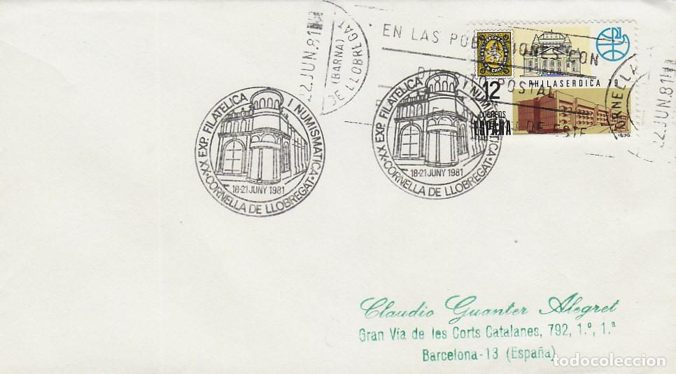 Sellos: A&Ntilde;O 1981, CORNELLA, EXPOSICION FILATELICA - Foto 1