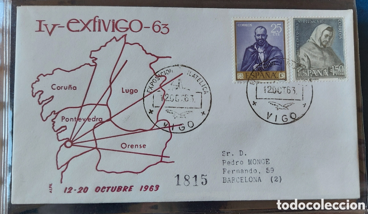 Sellos: Matasello especial Vigo 1963 - Foto 1