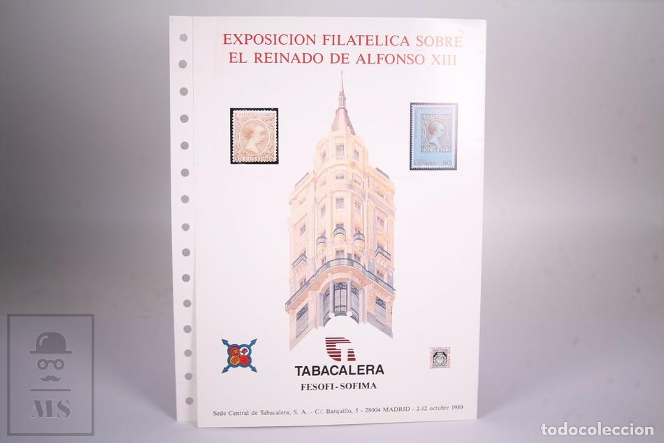 Selos: Documento Filat&eacute;lico Reinado Alfonso XIII - Tabacalera - Fesofi - Con Sobres Conmemorativos
