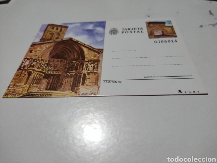 Sellos: Tarjeta postal Logro&ntilde;o - Foto 1