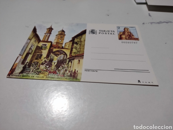 Sellos: Tarjeta postal albacete - Foto 1