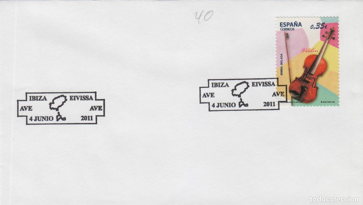 Sellos: 2011 IBIZA , , AVE , - MATASELLOS EN SOBRE - Foto 1