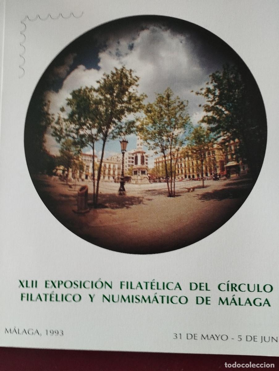 Sellos: 4 DOCUMENTOS FILATELICOS MALAGA - Foto 6