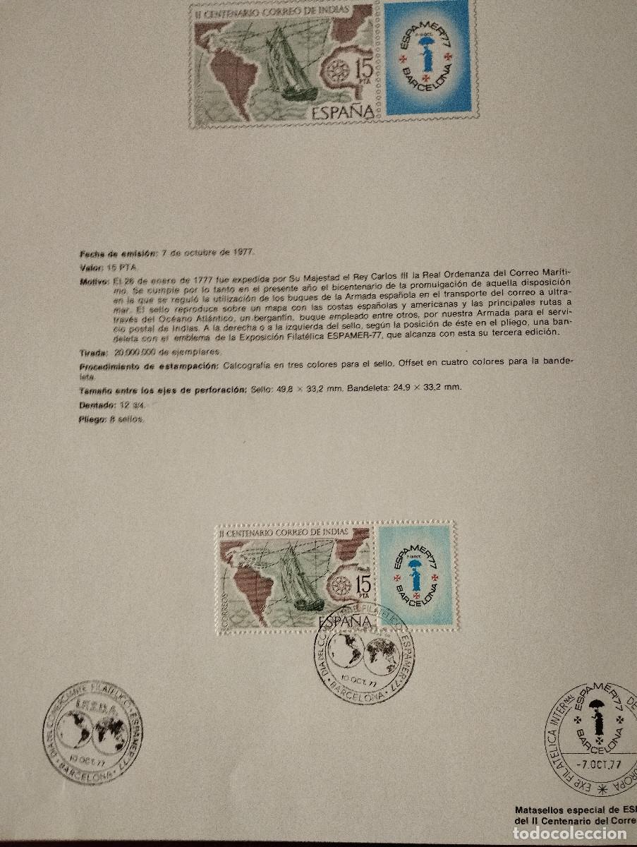 Sellos: 4 DOCUMENTOS FILATELICOS MALAGA - Foto 4