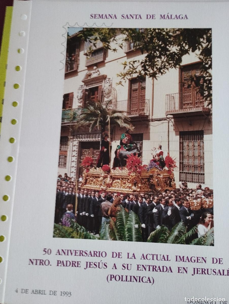 Sellos: 4 DOCUMENTOS FILATELICOS MALAGA - Foto 5