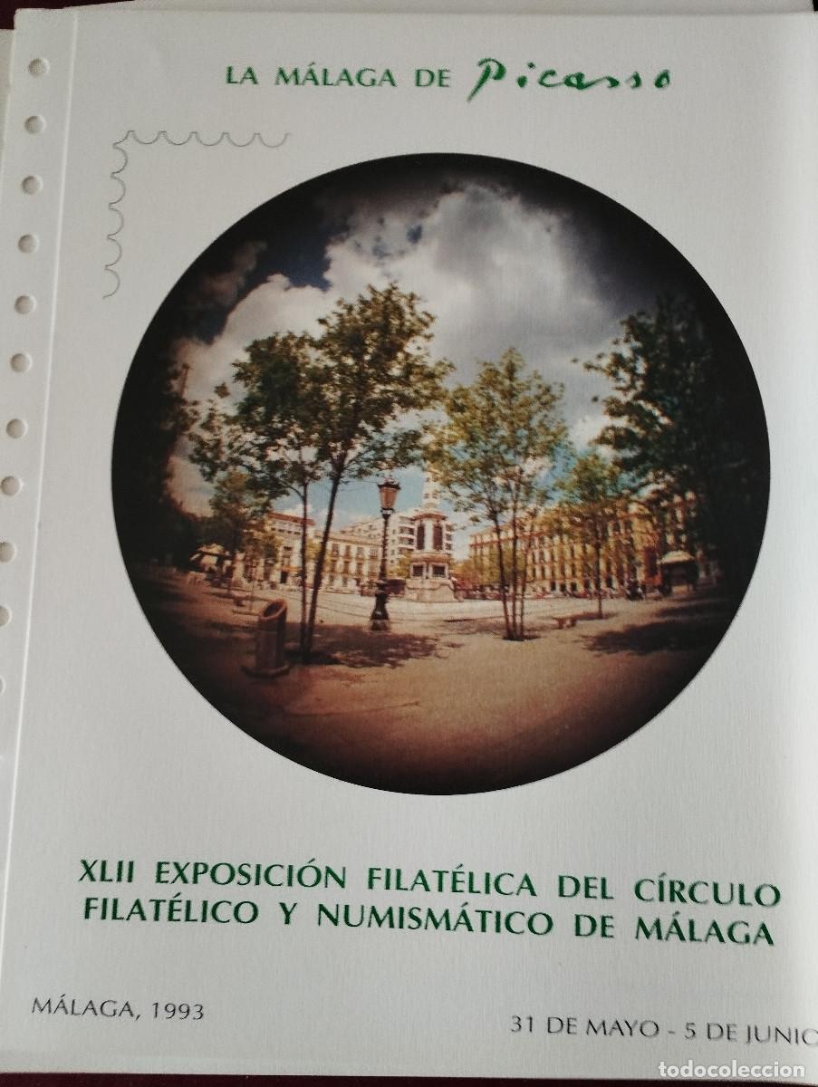 Sellos: 4 DOCUMENTOS FILATELICOS MALAGA - Foto 7