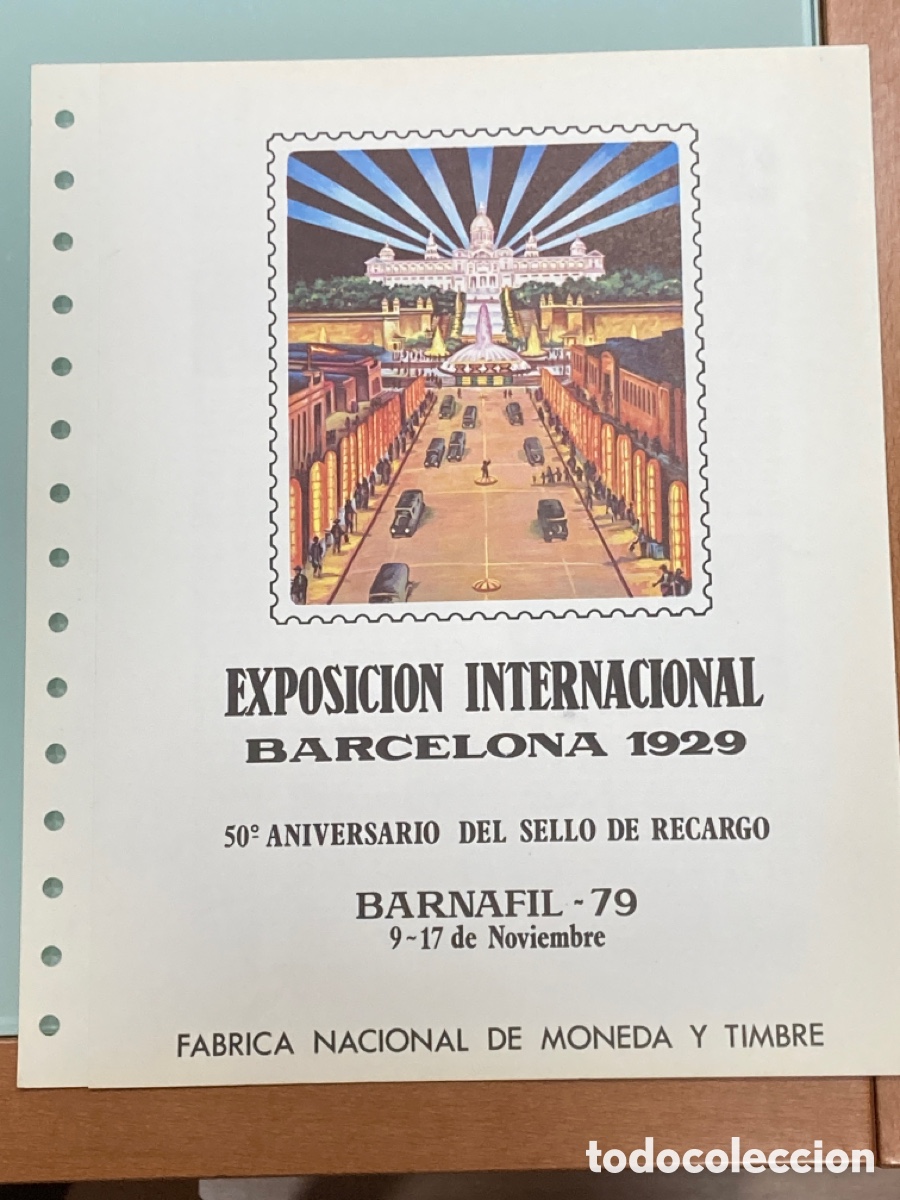 Sellos: Documento filat&eacute;lico 9 BARNAFIL 79 , FNMT - Foto 1
