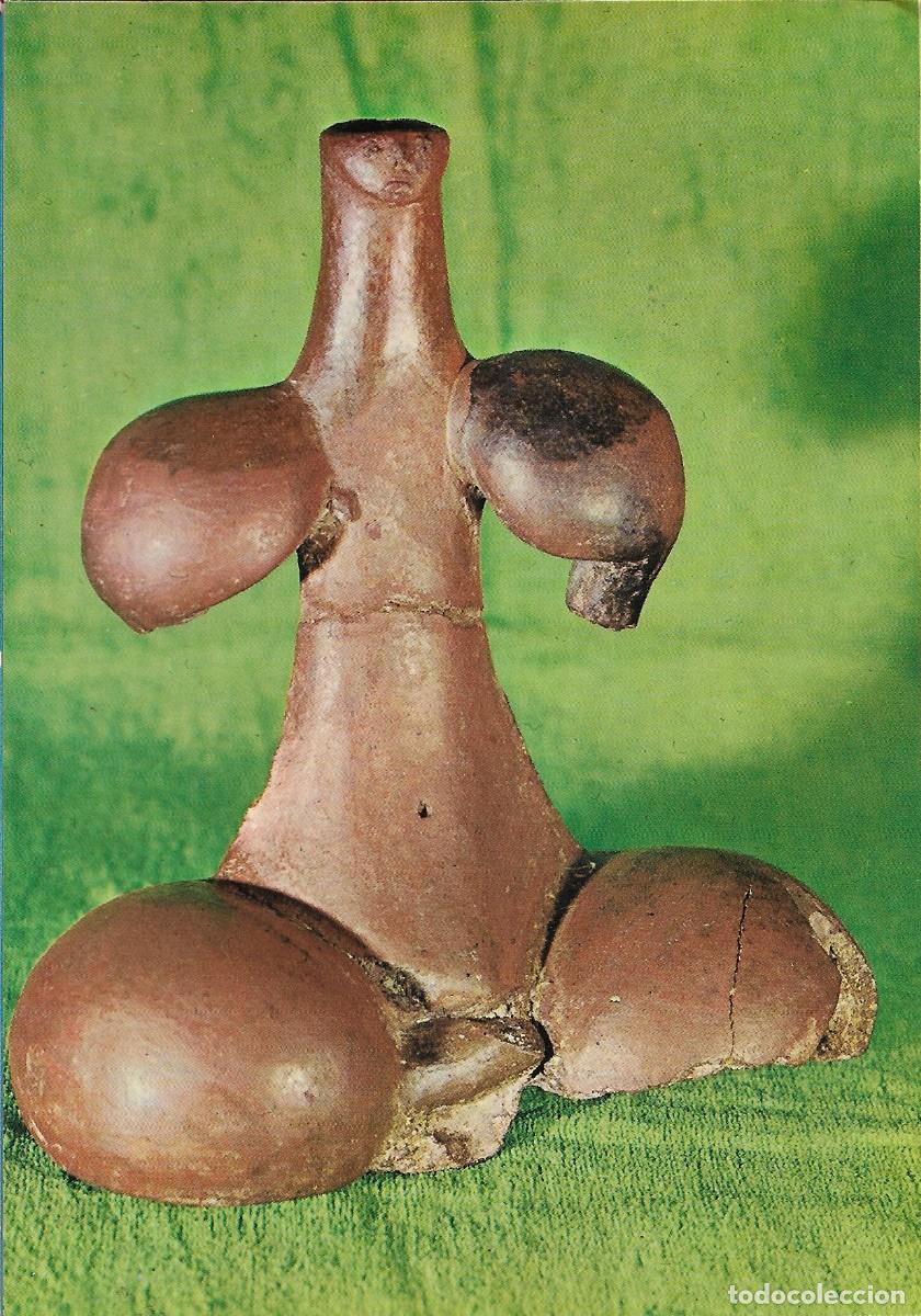 Sellos: ARQUEOLOGIA TARJETA CON LOS TRES MATASELLOS EXFILNA 77 JORNADAS EXPOSICION LAS PALMAS CANARIAS 1977