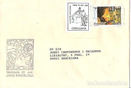 Sellos: SOBRE AMICS DE SANT JORDI - Foto 1