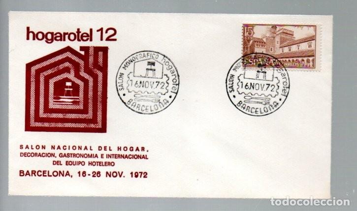 Sellos: HOGAROTEL 12, SALON NACIONAL DEL HOGAR. MONOGRAFICO HOGAROTEL 16 NOV. 72