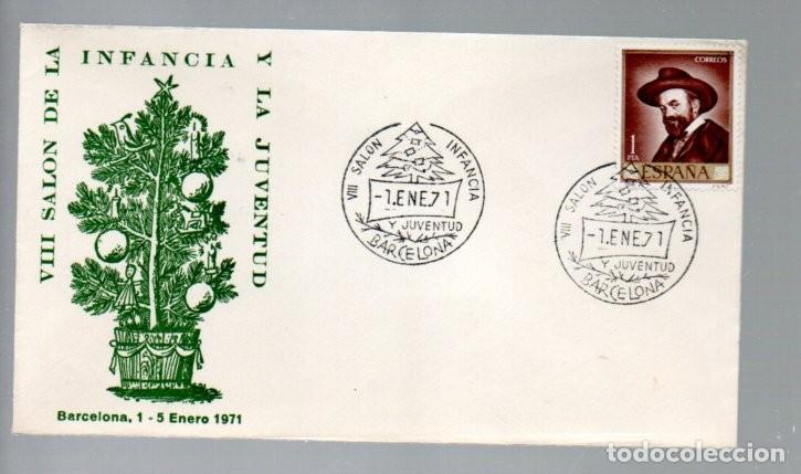Sellos: VIII SALON DE LA INFANCIA Y LA JUVENTUD. 1 ENERO 71