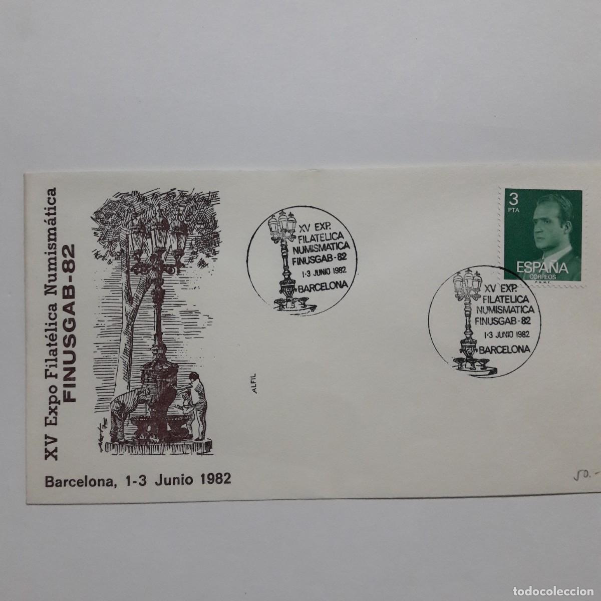 Sellos: Matasello especial numismatica Finusgab 82 - Foto 1