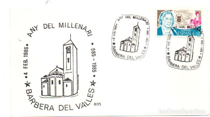 Sellos: A&Ntilde;O 1986, MILENARIO DE BARBERA DEL VALLES, SP - Foto 1