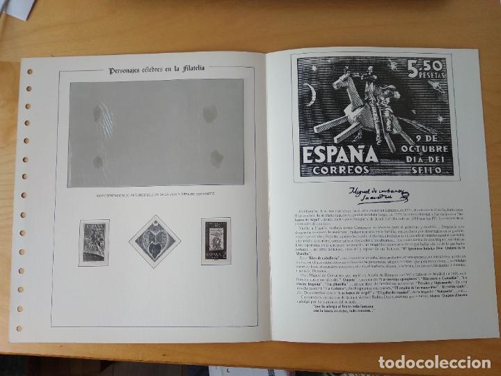 Sellos: DOCUMENTO FILATELICO DE CERVANTES - Foto 2