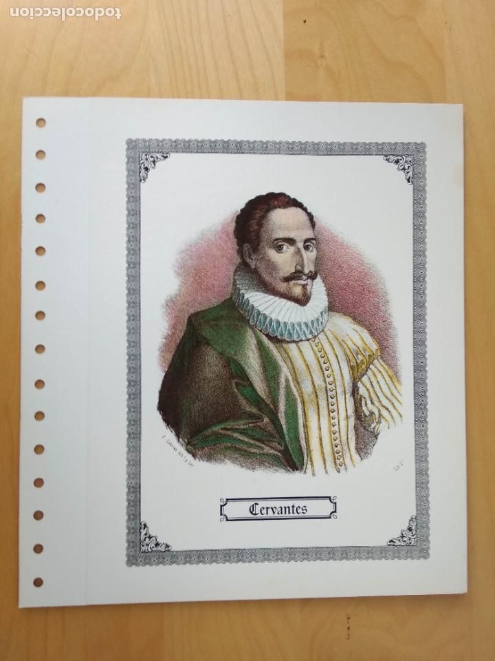 Sellos: DOCUMENTO FILATELICO DE CERVANTES - Foto 1