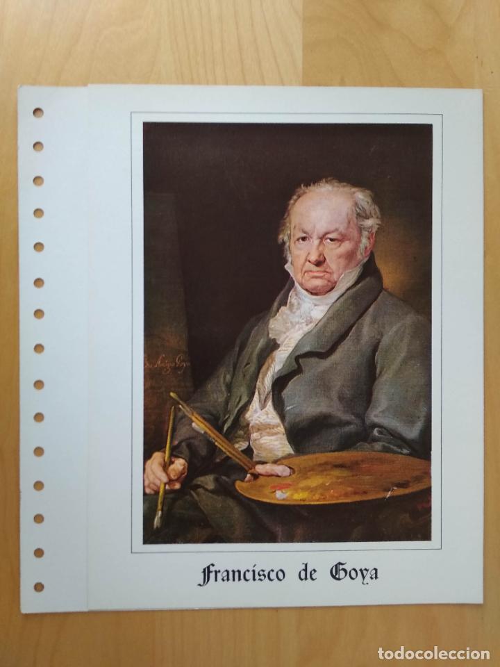 Sellos: DOCUMENTO FILATELICO DE FRANCISCO DE GOYA , 80 CENTIMOS - Foto 1