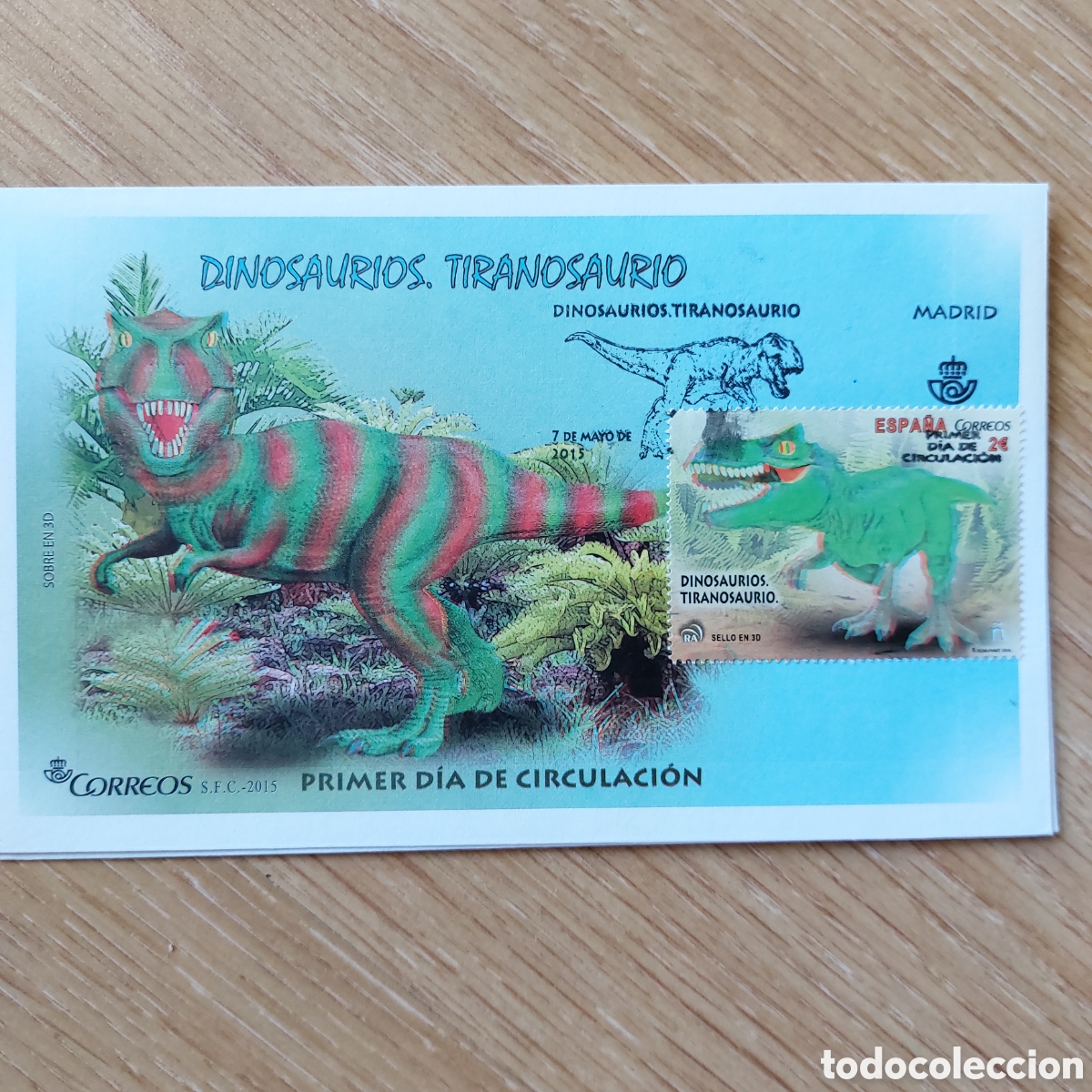 Sellos: 2015 Espa&ntilde;a Dinosaurios - Foto 6