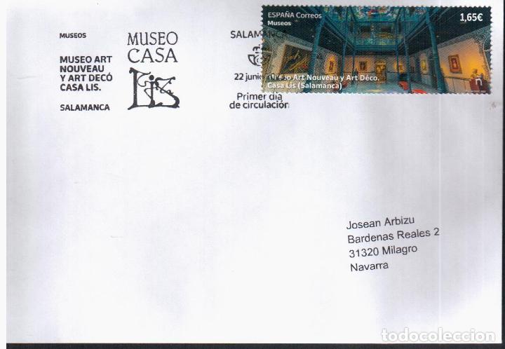 Sellos: SALAMANCA SPD FDC MUSEO CASA LIS ART NOUVEAU ART DECO