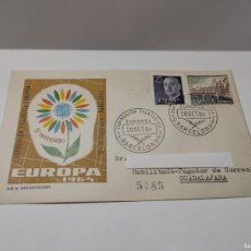 Sellos: SOBRE PRIMER DIA - I EXPOSICIÓN FILATÉLICA EUROPEA 1964 BARCELONA - EDICIÓN LIMITADA