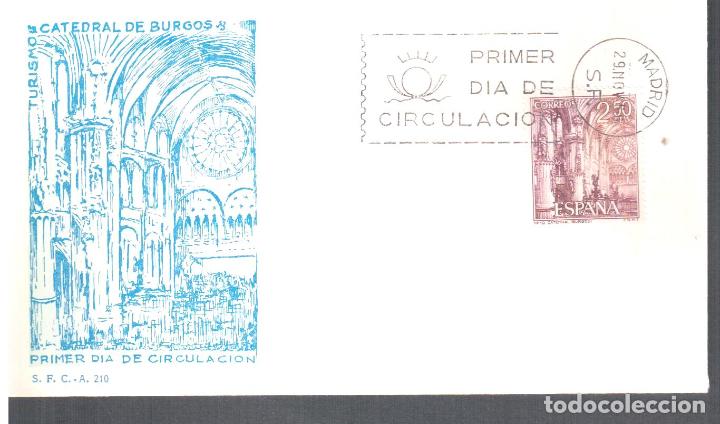 Sellos: ESPA&Ntilde;A FDC SPD BURGOS CATEDRAL - Foto 1