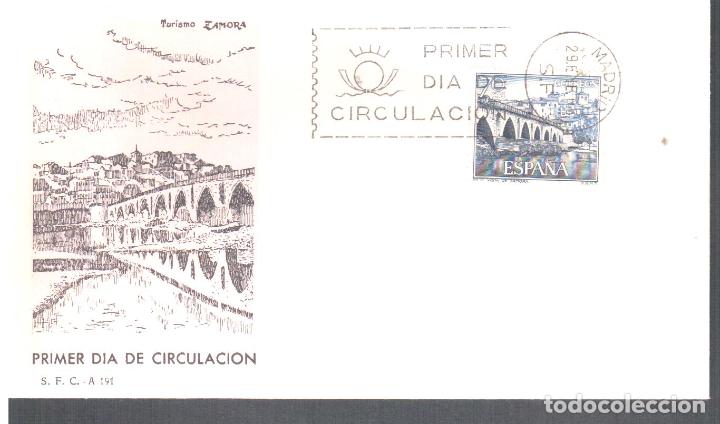 Sellos: ESPA&Ntilde;A FDC SPD ZAMORA PUENTE BRIDGE - Foto 1