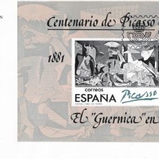 Sellos: PINTURA PICASSO EL GUERNICA EN ESPAÑA 1981 (EDIFIL 2631) EN SOBRE PRIMER DIA ILUSTRADO RARO ASI GMPM