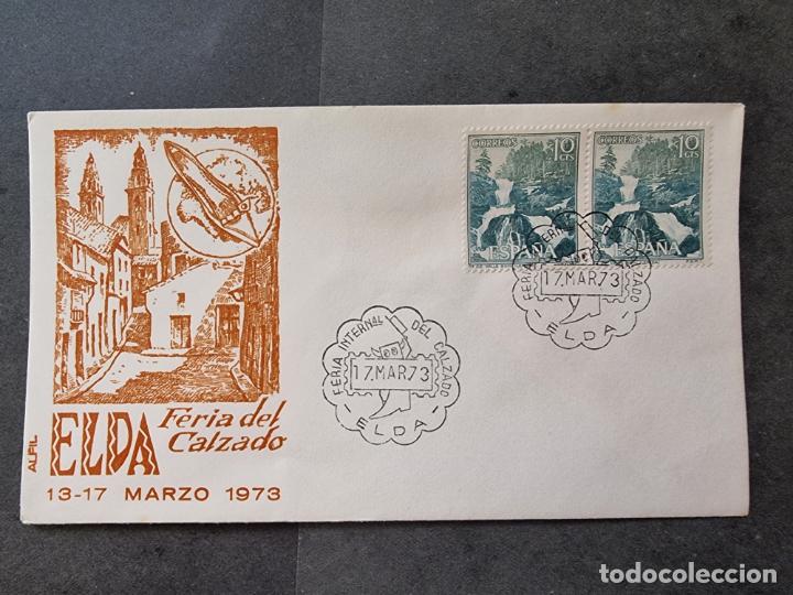 Sellos: FERIA INTERNACIONAL DEL CALZADO ELDA 1973 SOBRE ALFIL - Foto 1