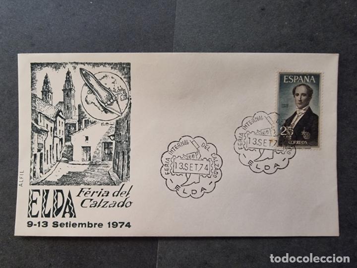 Sellos: FERIA INTERNACIONAL DEL CALZADO ELDA 1974 SOBRE ALFIL - Foto 1