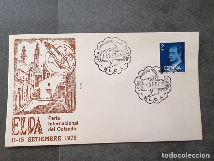 Sellos: FERIA INTERNACIONAL DEL CALZADO ELDA 1979 SOBRE ALFIL - Foto 1