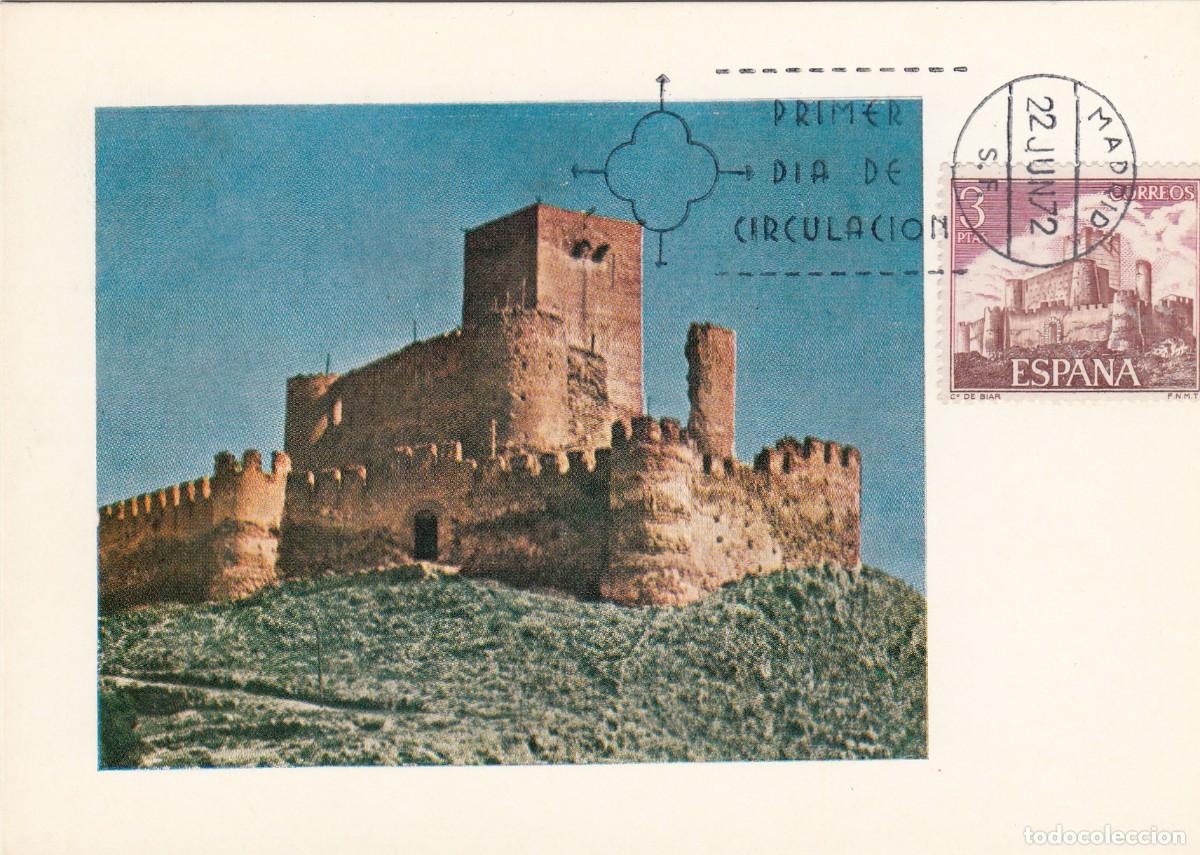 Sellos: SPD - PRIMER DIA POSTAL M&Aacute;XIMA DE CASTILLO DE BIAR (VALENCIA) - Foto 1