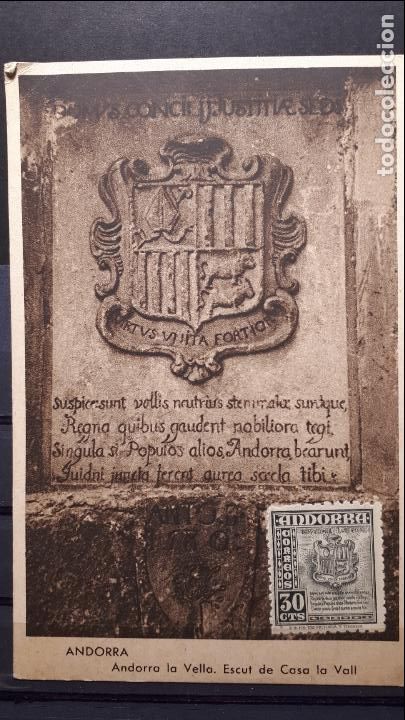 Sellos: ANDORRA 1948. MATASELLO EDIFIL 50.. - Foto 1
