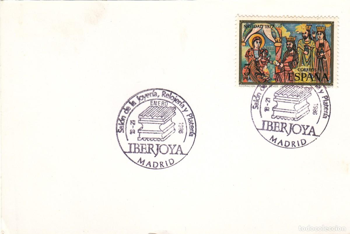 Sellos: TARJETA: 1986 MADRID. IBERJOYA - Foto 1