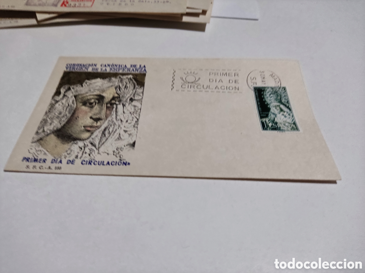 Sellos: Sobre primer d&iacute;a de circulaci&oacute;n virgen de la esperanza - Foto 1