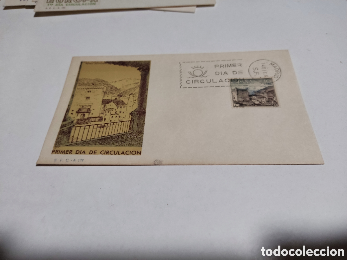 Sellos: Sobre primer d&iacute;a de circulaci&oacute;n Potes, Santander - Foto 1