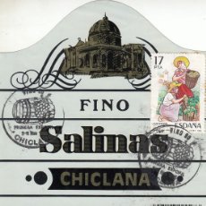Sellos: S2681 MATASELLO - EXPOFIL VINO - CHICLANA 1990 - ETIQUETA FINO SALINAS