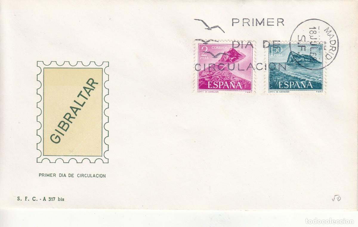 Sellos: SOBRE: 1969 MADRID. GIBRALTAR - Foto 1