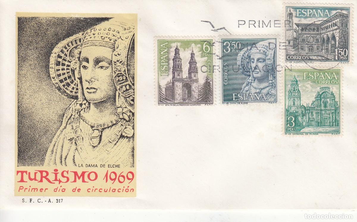 Sellos: SOBRE: 1969 MADRID. TURISMO - Foto 1