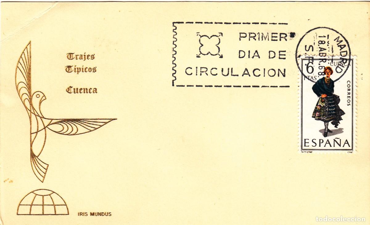 Sellos: TARJETA: MADRID 1968. TRAJES TIPICOS - CUENCA - Foto 1