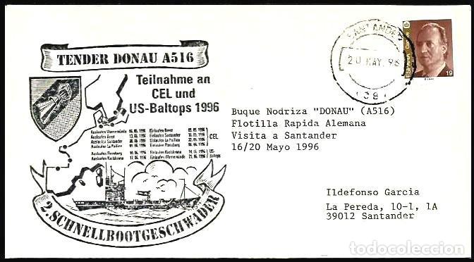 Sellos: ALEMANIA TENDER DONAU EN SANTANDER - Foto 1