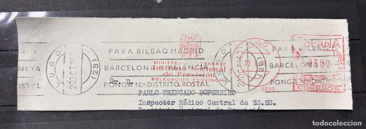 Sellos: FRANQUEO MEC&Aacute;NICO. VIGO. 1976 - Foto 1