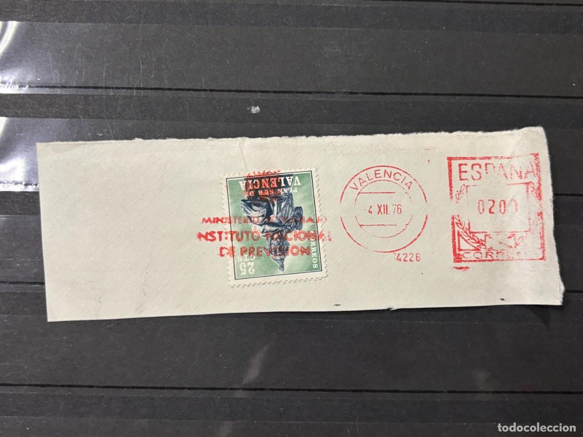 Timbres: FRANQUEO MEC&Aacute;NICO. MINISTERIO DE TRABAJO.VALENCIA, 1976