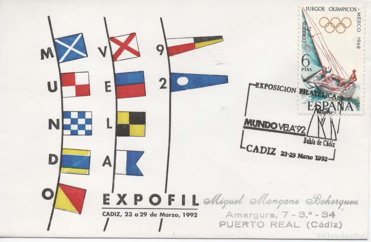 Sellos: CADIZ MUNDO VELA 92 SAIL - Foto 1