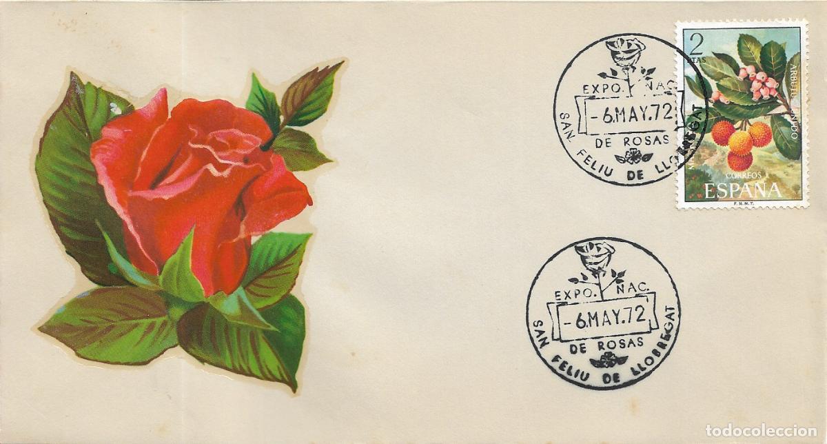 Briefmarken: ROSAS EXPOSICION NACIONAL, SAN FELIU DE LLOBREGAT (BARCELONA) 1972. MATASELLOS RARO SOBRE MODELO 10