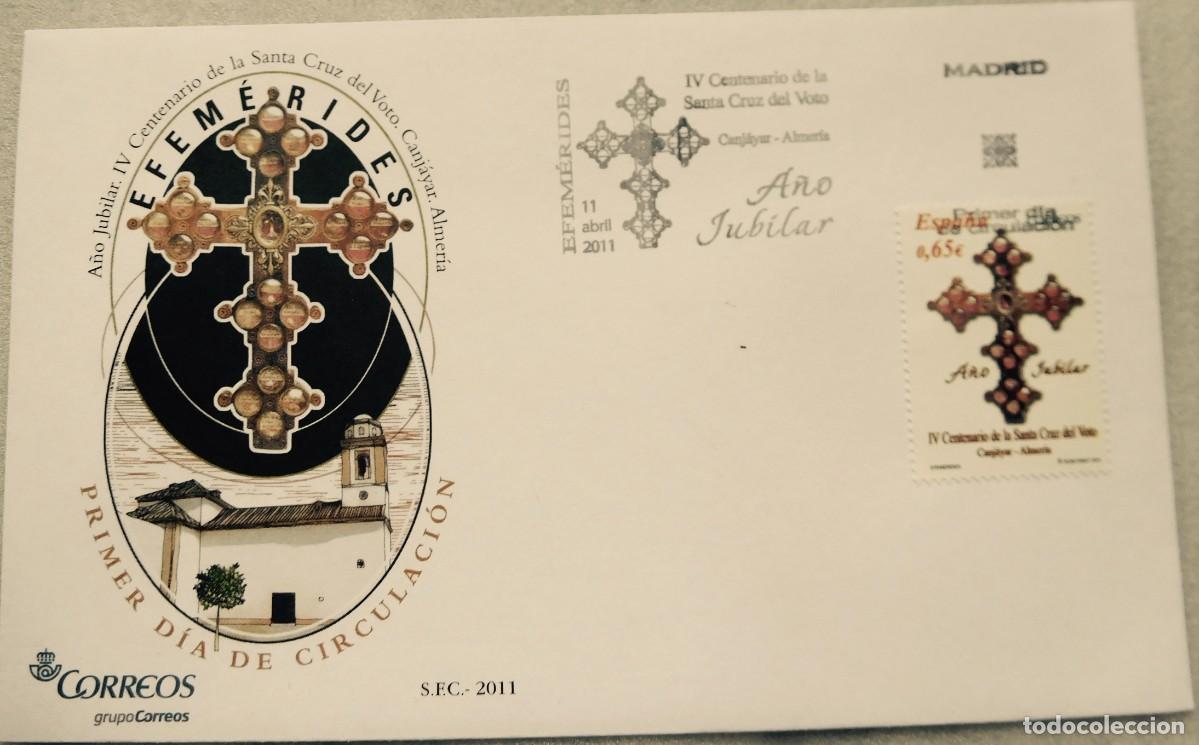 Sellos: Sobre del primer d&iacute;a, a&ntilde;o jubilar, 2011 - Foto 1
